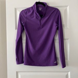 Purple fitted athletic top. Size medium.